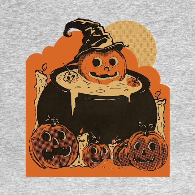 Vintage Pumpkin Witches Brew by 2SpookyCo